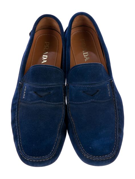 prada men penny loafer|prada suede loafer.